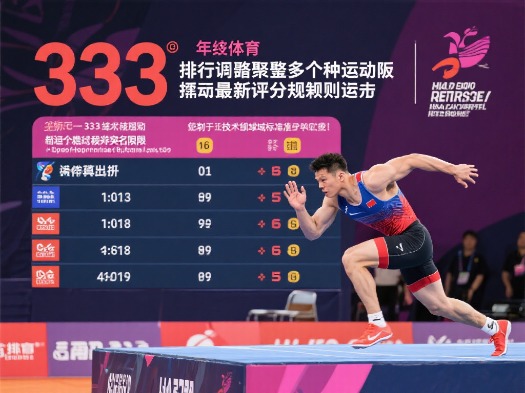 今年体育333的排名调整聚焦多个领域，在最新评分规